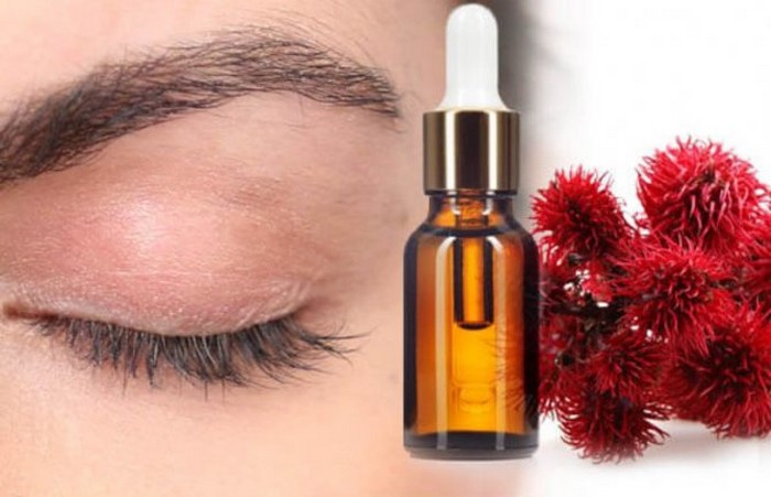 Castor oil makes grow thick eyebrows
