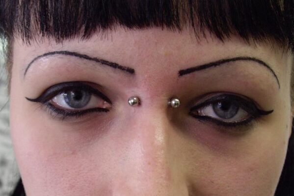 best eyebrow piercing Bridge