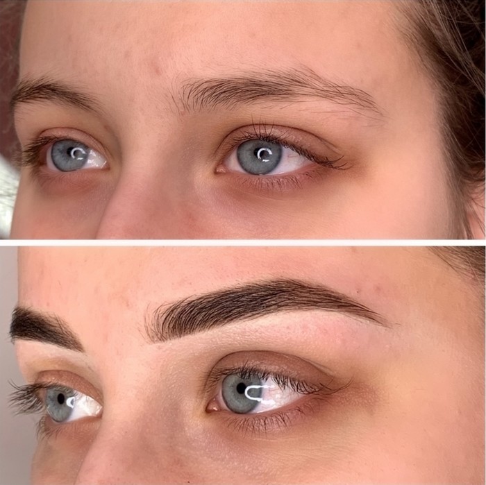eyebrow tattoo permanent coloring is to improve the appearance of the eyebrows